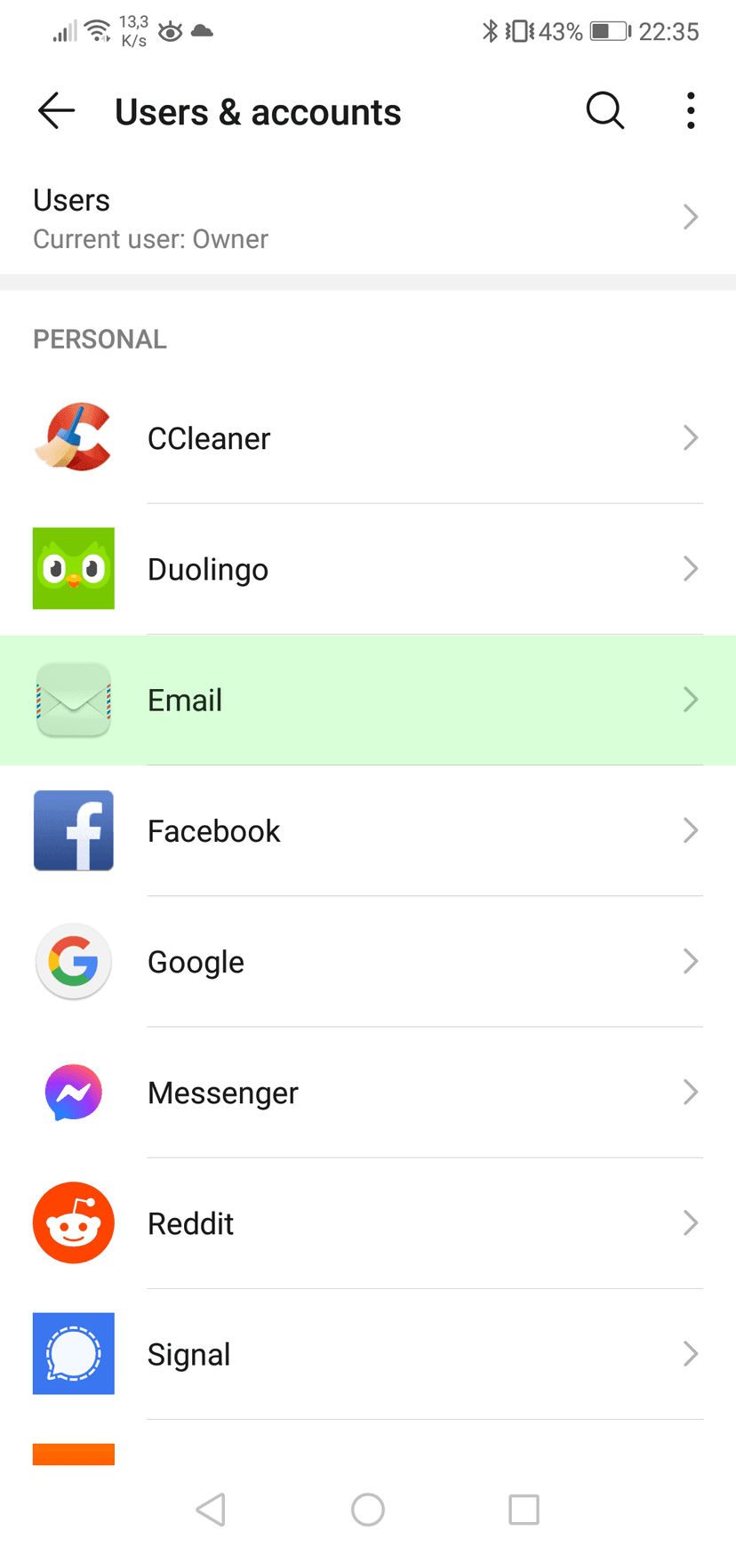 Gebruikers en accounts