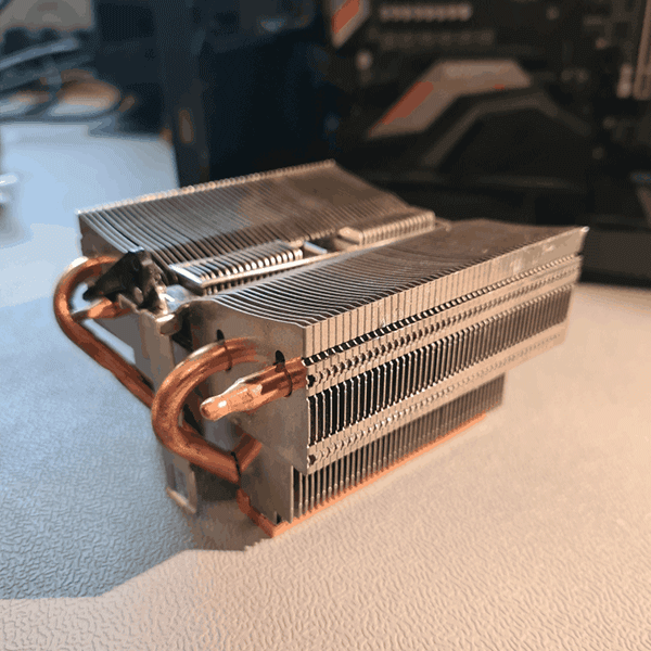 CPU heatsink ontstoft